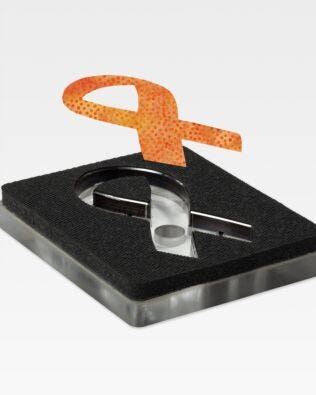 Studio Ribbon-Awareness #2 (Clear Cuts) (Large)