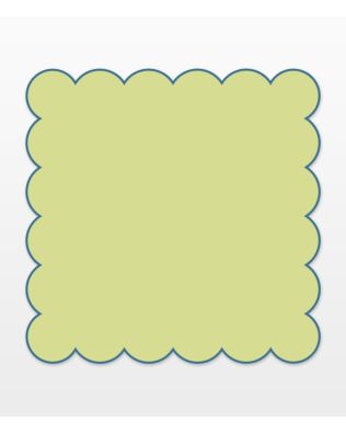 Studio Square Scalloped-11 1/2"