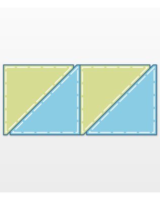 Studio Half Square-8" Finished Triangle (50798)