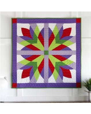 Studio Botanical Burst Wall Hanging Pattern