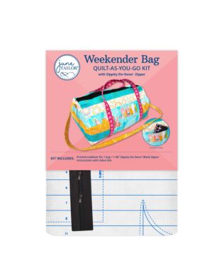Weekender Bag Quilt-As-You-Go Kit with Zippity-Do-Done Zipper
