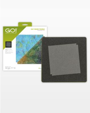GO! Half Square Triangle-6" Finished Square die