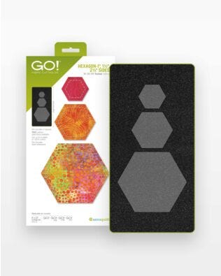 GO! Hexagon-1", 1 1/2", 2 1/2" Sides Die