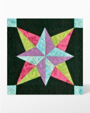 GO! Blazing Star-12" Finished by Eleanor Burns Die