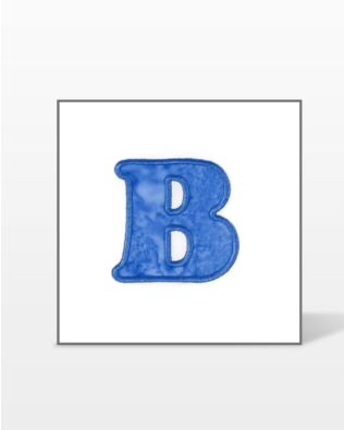 GO! Carefree Alphabet Uppercase Set Embroidery Designs