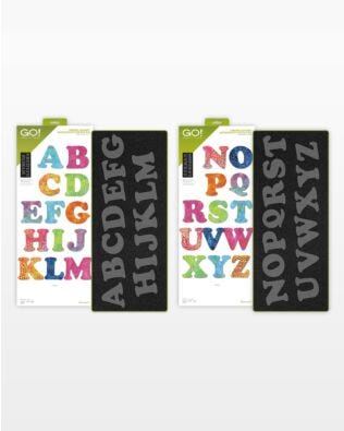 GO! Carefree Alphabet Uppercase Set (2-Die Set) 