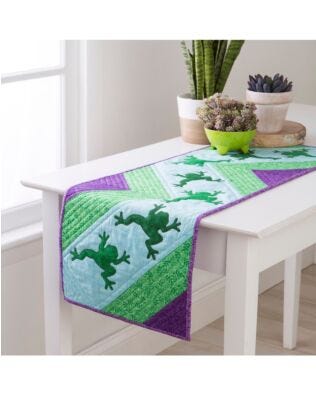 GO! Hop to It Table Runner Pattern