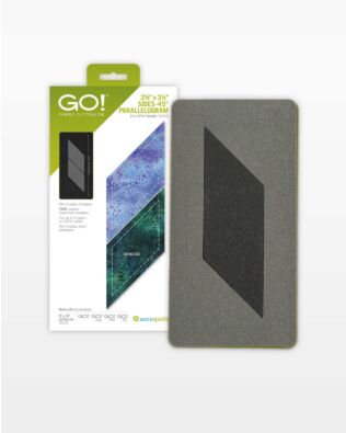GO! Parallelogram 45°-2 3/4" x 3 1/2" Sides (2 1/16" x 2 13/16" Finished) Die