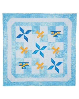GO! Propeller Planes Quilt Pattern