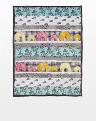 GO! Elephant Cuddles Throw Quilt Pattern