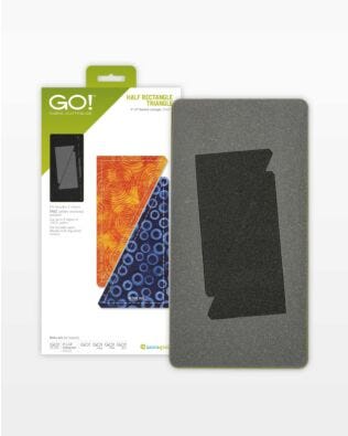 GO! Half Rectangle Triangle-3" x 6" Finished Rectangle Die