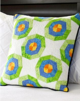 GO! Spider Web Rings Pillow Pattern