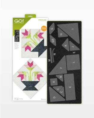 GO! Basket of Lilies-12" Finished Die