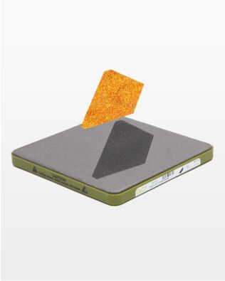 GO! Trapezoid 45°-1 15/16”H x 6 3/8"W Cut (4" Finished Square) Die