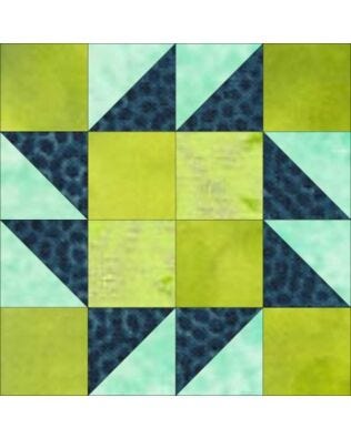 GO! Pinwheel 8" Block Pattern