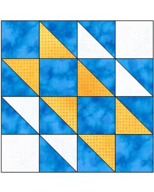 GO! Hovering Hawks 8" Block Pattern