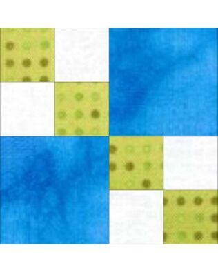 GO! Double 4-Patch 8" Block Pattern
