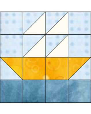 GO! Qube Boat 12" Block Pattern (PQ10443Q)