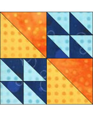 GO! Flock of Geese 9" Block Pattern (PQ10540)