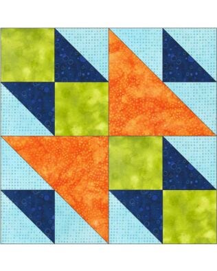 GO! Double X No. 1 9" Block Pattern (PQ10536)