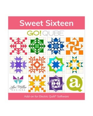 Electric Quilt Add-On for GO! Qube Sweet Sixteen