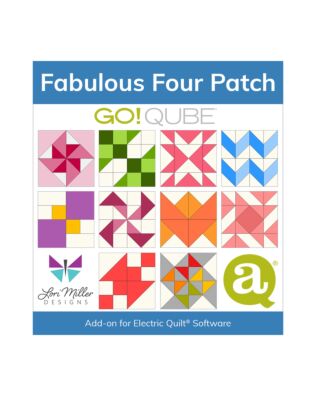 Electric Quilt Add-On for GO! Qube Fabulous Four Patch