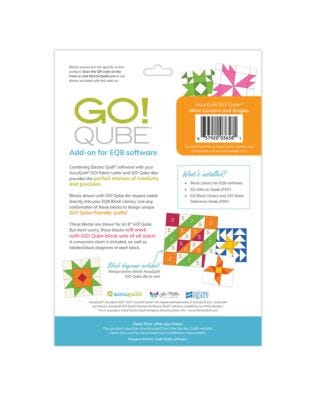 Electric Quilt Add-On for GO! Qube More Corners and Angles