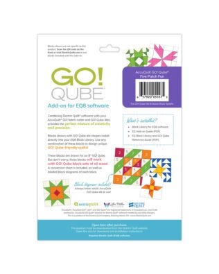Electric Quilt Add-On for GO! Qube Five Patch Fun