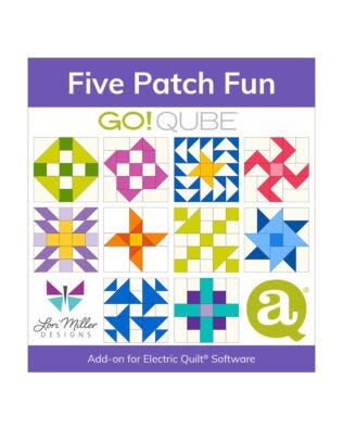 Electric Quilt Add-On for GO! Qube Five Patch Fun