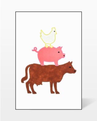 GO! Farm Animals Medley Embroidery by V-Stitch Designs
