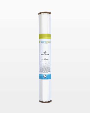 Light No Show-White-1.3 oz-20" x 10 yd roll shrink wrapped