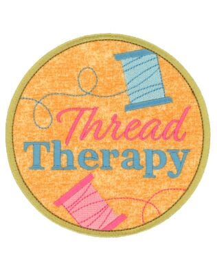 Large Circle Thread Therapy Patch​ Embroidery Single Design by OESD