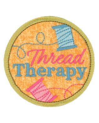 Medium Circle Thread Therapy Patch​ Embroidery Single Design by OESD
