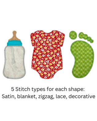GO! Baby Medley Set Embroidery by Creative Appliques