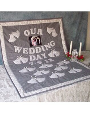 GO! Wedding Bells Signature Wall Hanging Pattern (AQ-121e)