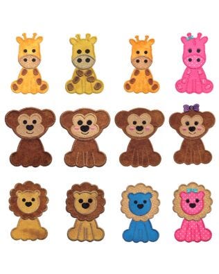 GO! Baby Zoo Animal Set 1 Embroidery by V-Stitch Designs