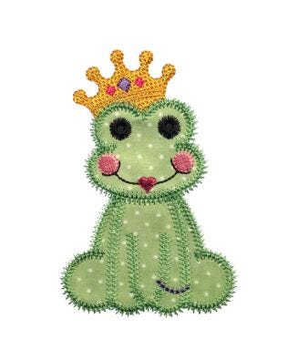 GO! Baby Royal Frog 2 Embroidery by V-Stitch Designs