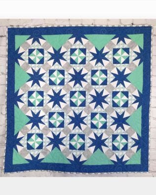 Blizzard Throw Quilt Pattern