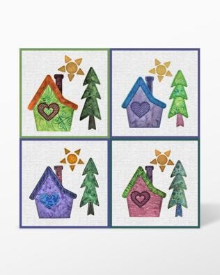 GO! Home Embroidery Designs by Marjorie Busby