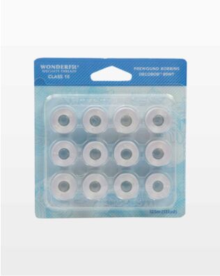 DecoBob Prewound Bobbins Class 15 12ct White