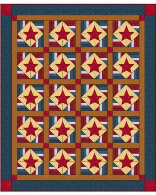 GO! Stars & Bars Quilt Pattern