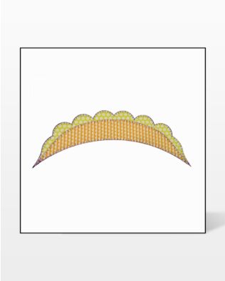 Studio Crescent Border (2-Die Set) Embroidery Designs