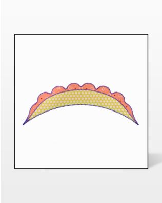 Studio Crescent Border (2-Die Set) Embroidery Designs