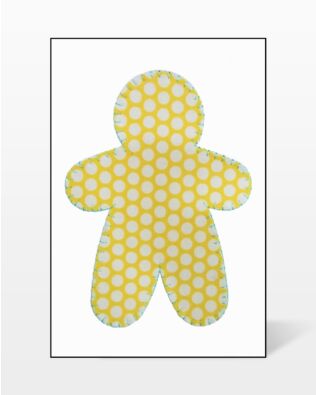 Studio Gingerbread Man #2 (Jumbo) Embroidery Designs
