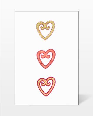 Studio Heart-Filigree (Small) Embroidery Designs