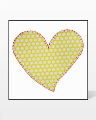 Studio Heart #8 (Jumbo) Embroidery Designs