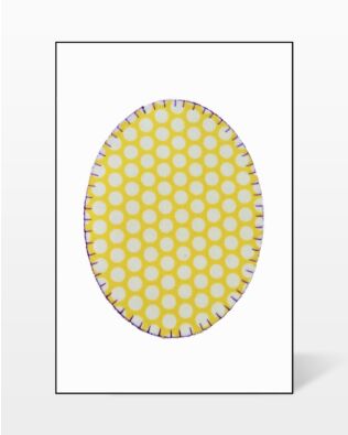 Studio Oval-7 1/2" x 10" Embroidery Designs