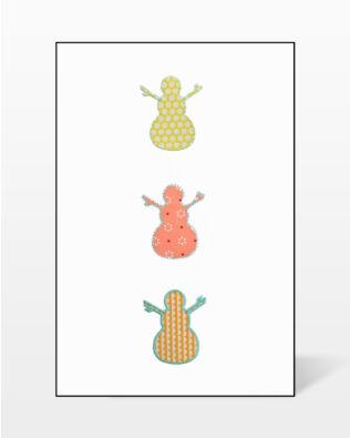 Studio Snowman #3 (Small) Embroidery Designs