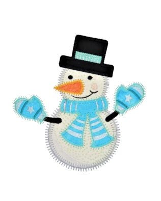 GO Winter Snowmen Embroidery Specialty Designs