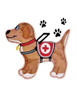 GO! Rescue Service Dog Embroidery Specialty Designs